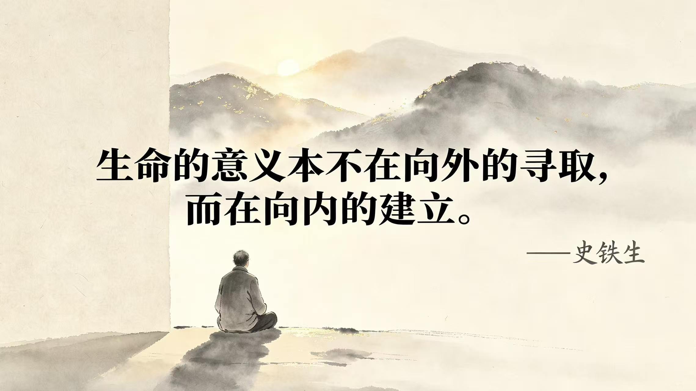 生命的意义本不在向外的寻取，&nbsp;...